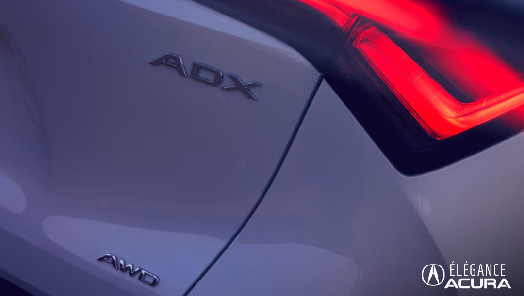 Emblème AWD de l'Acura ADX 2026