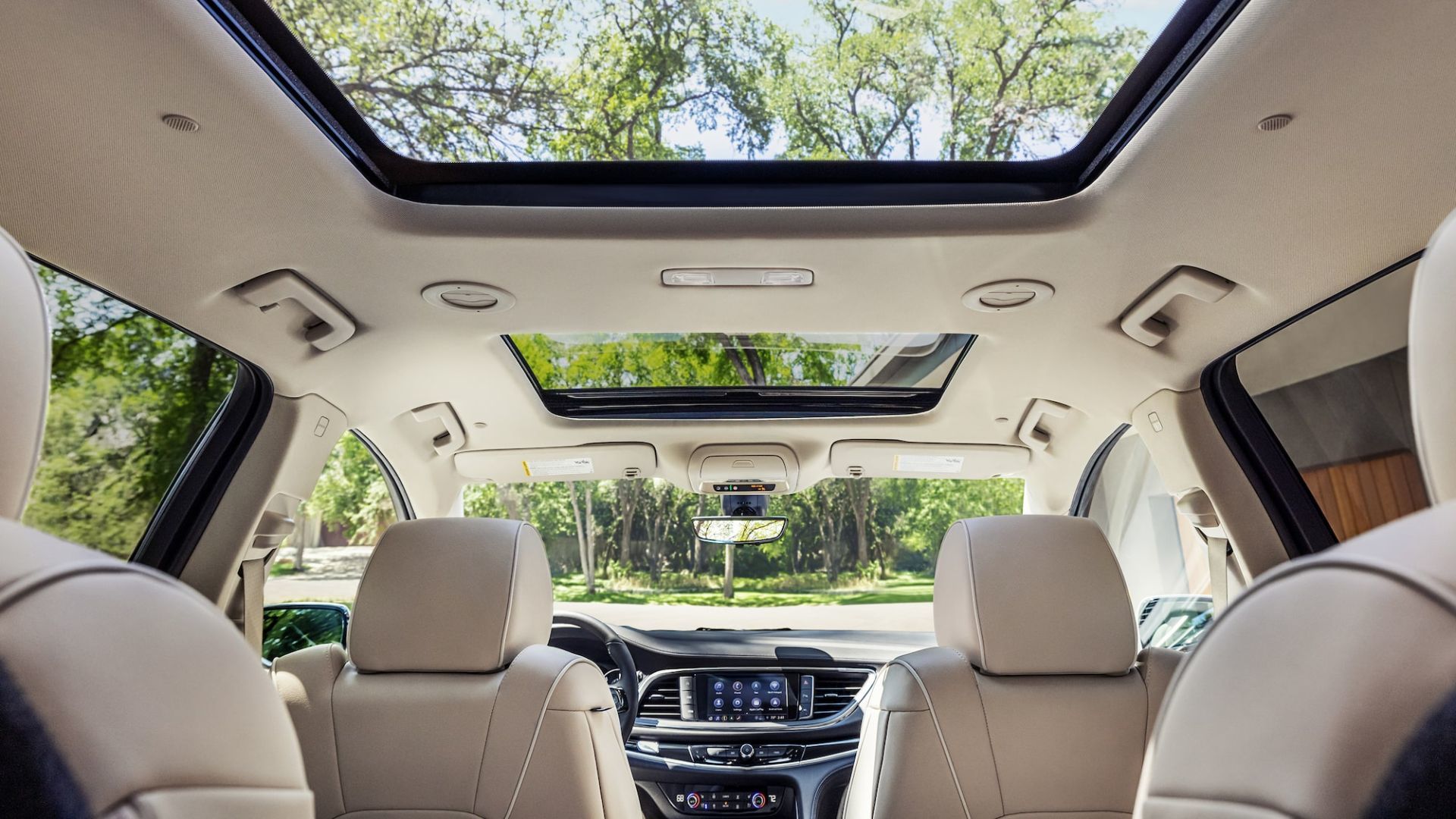 Picture of the interior of a 2023 Buick Enclave