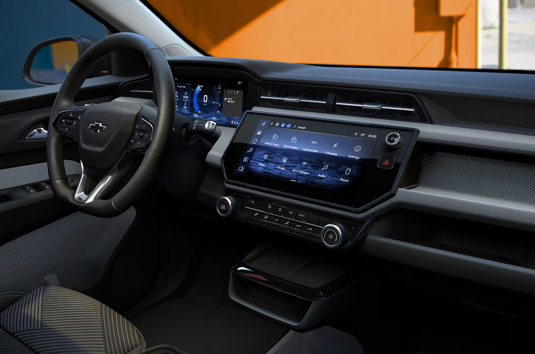 Image showing the 2027 Bolt’s touchscreen.
