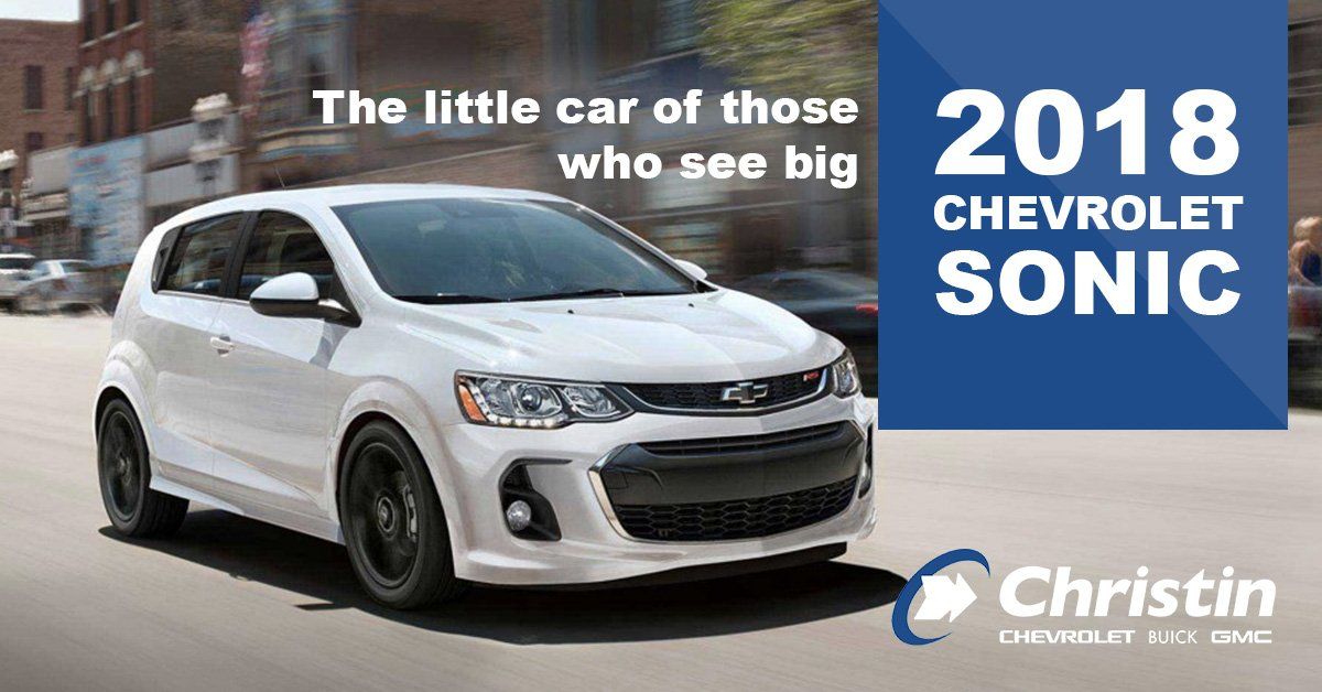 The little car of those who see big: Chevrolet sonic 2018 