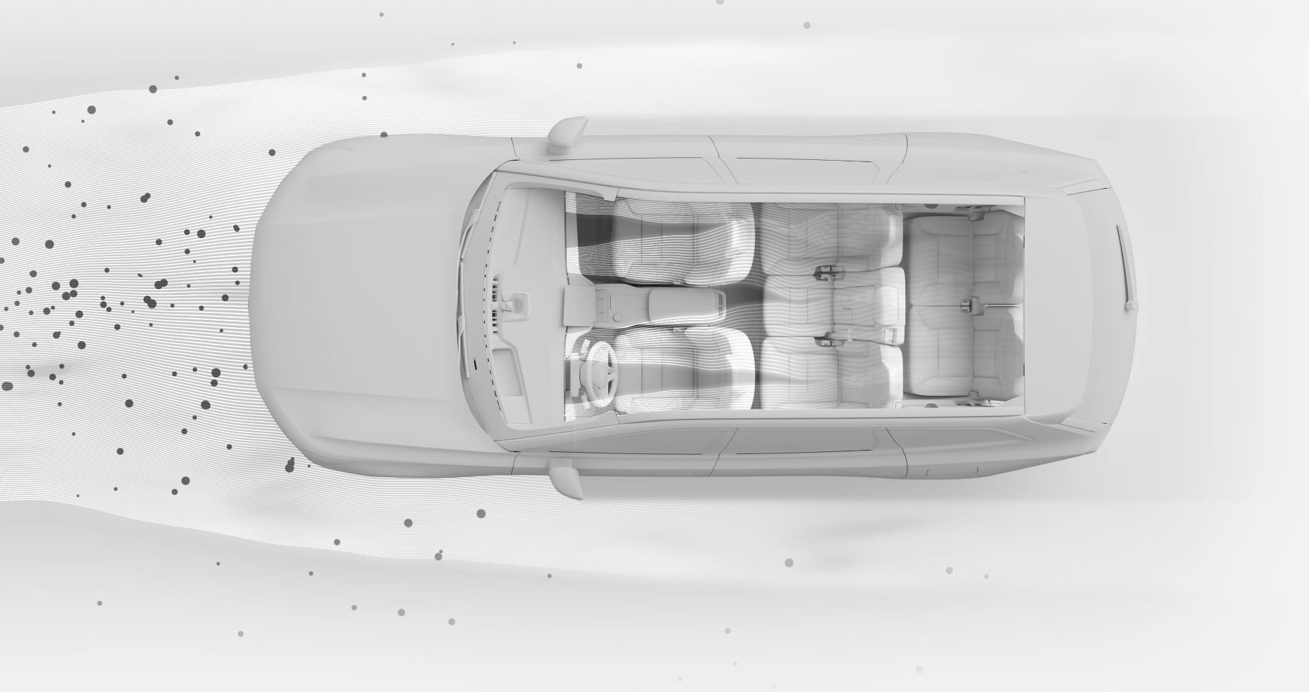 Image showing the purification system of the Volvo EX90.