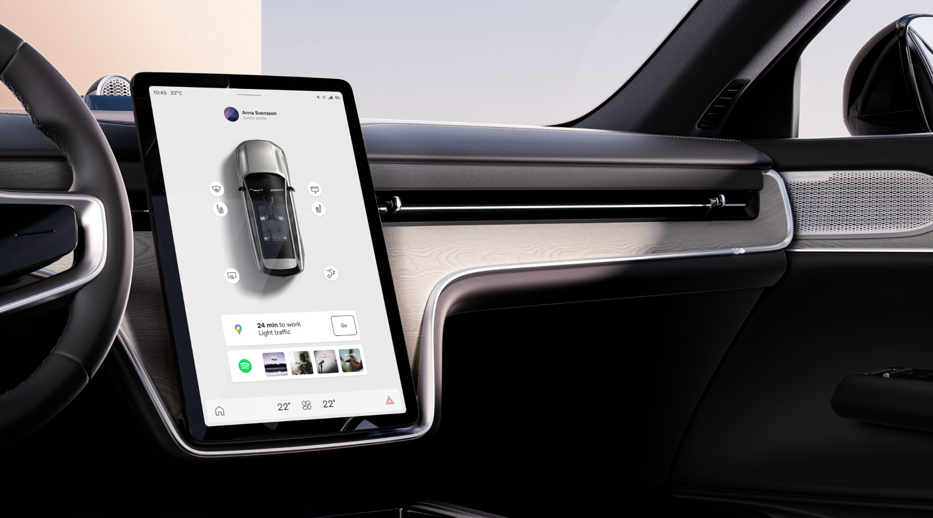 Image showing the technology of the Volvo EX90.