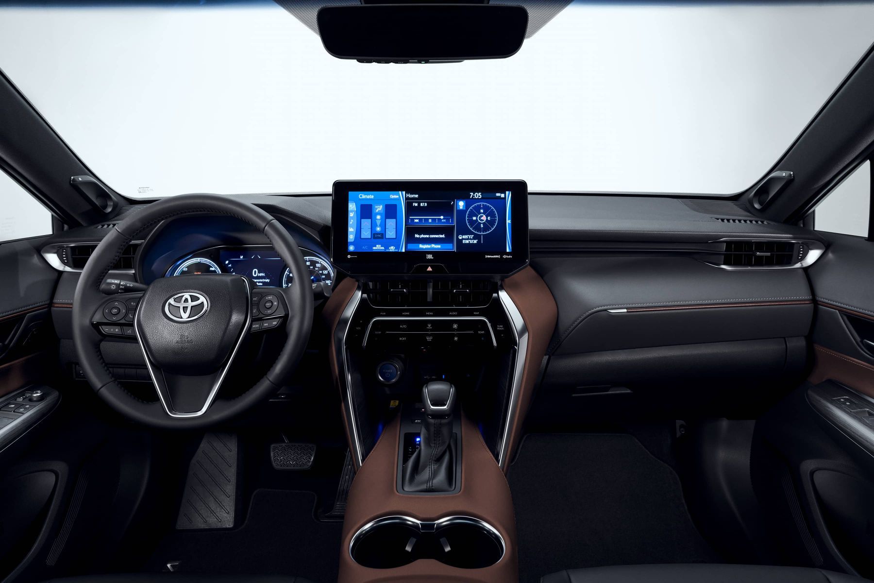 Habitacle du Toyota Venza hybride 2021