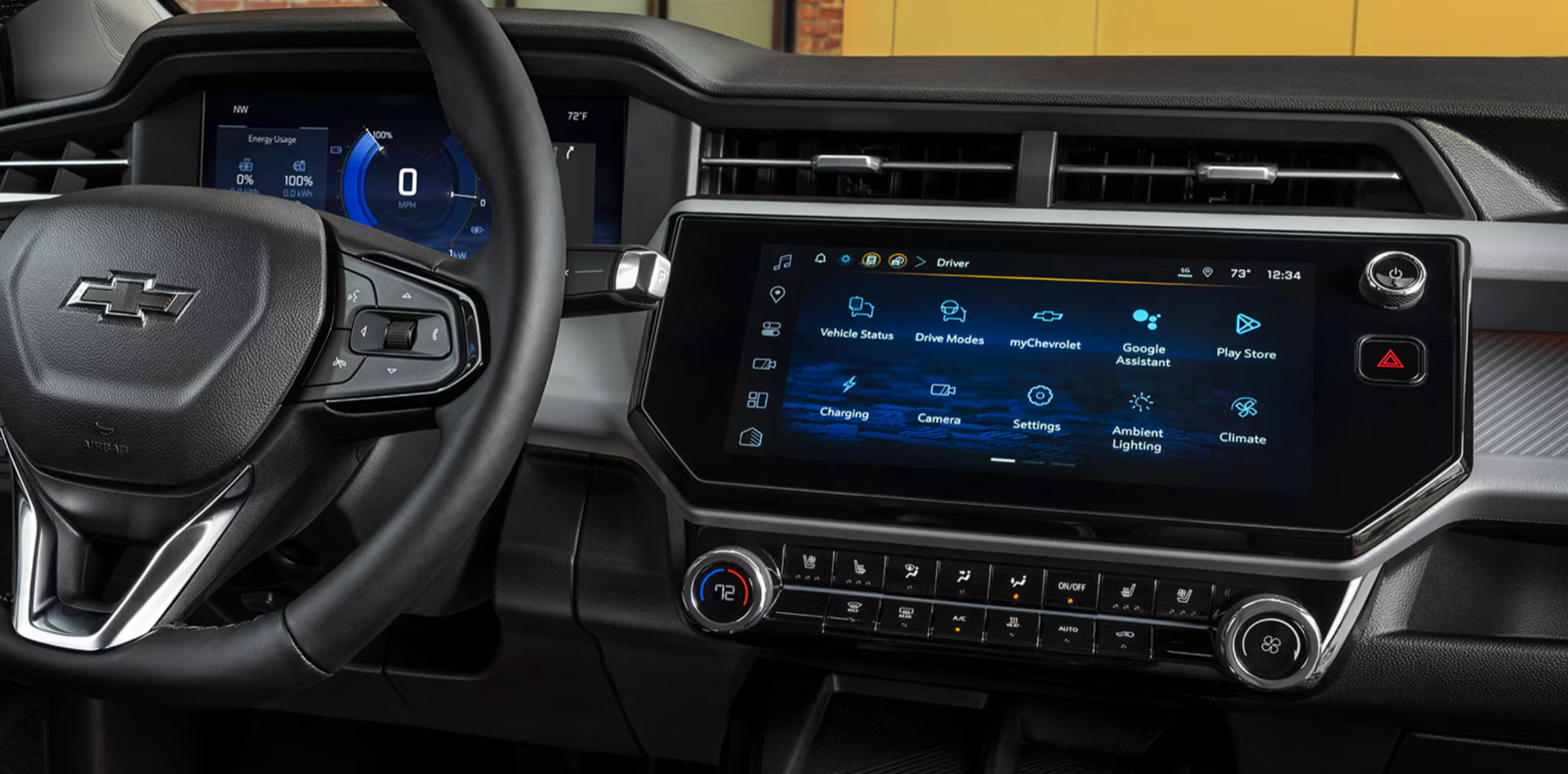 Image showing the digital display of the 2027 Bolt.