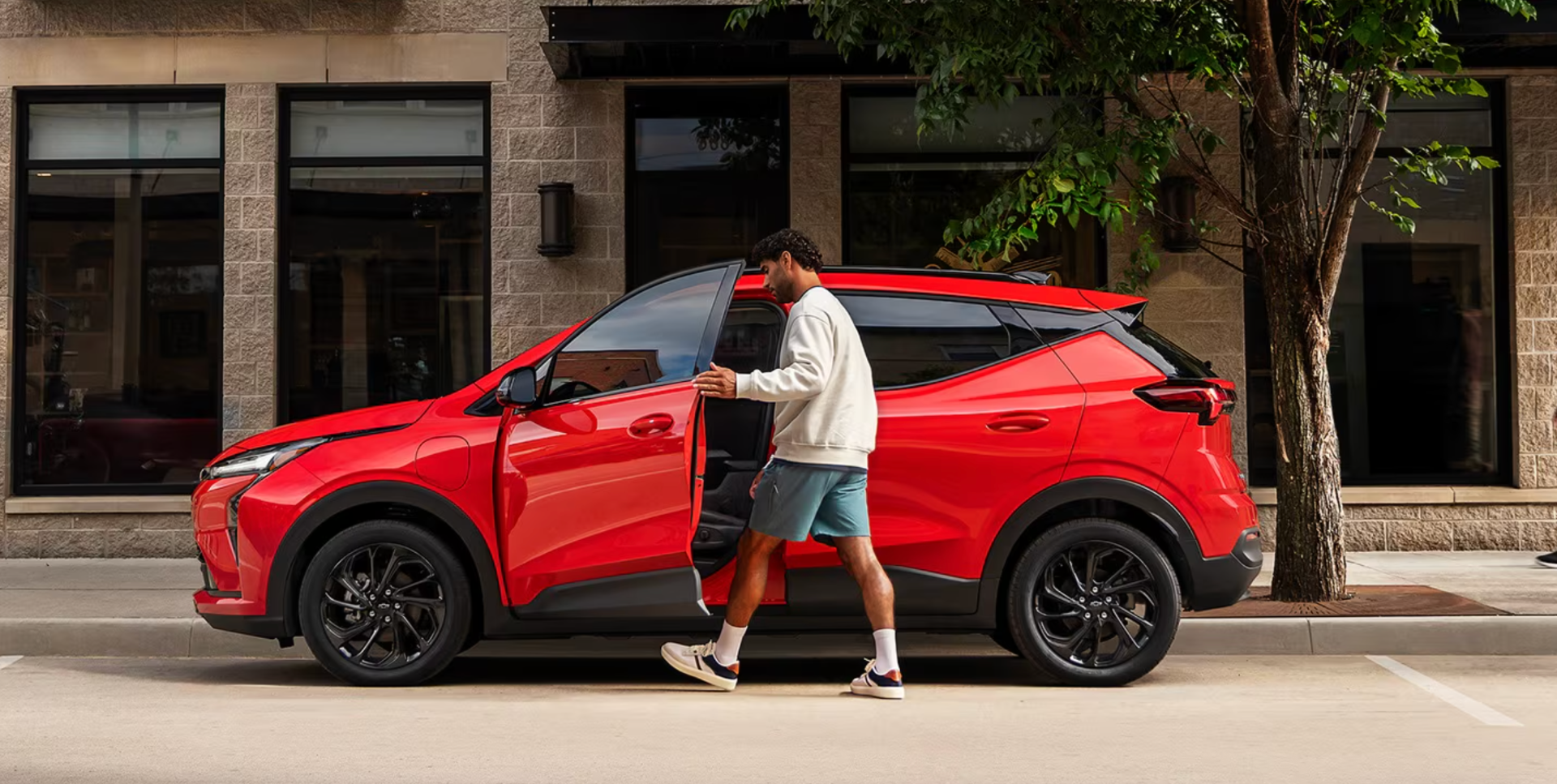 Image showing the exterior of the 2027 Bolt in red.