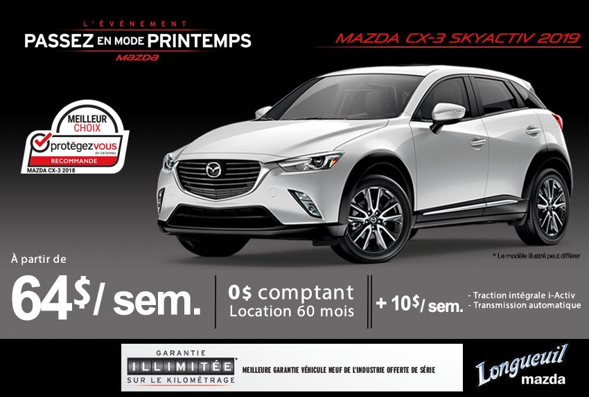 2019 Mazda Cx 3 Promotion Longueuil Mazda Promotion In Longueuil