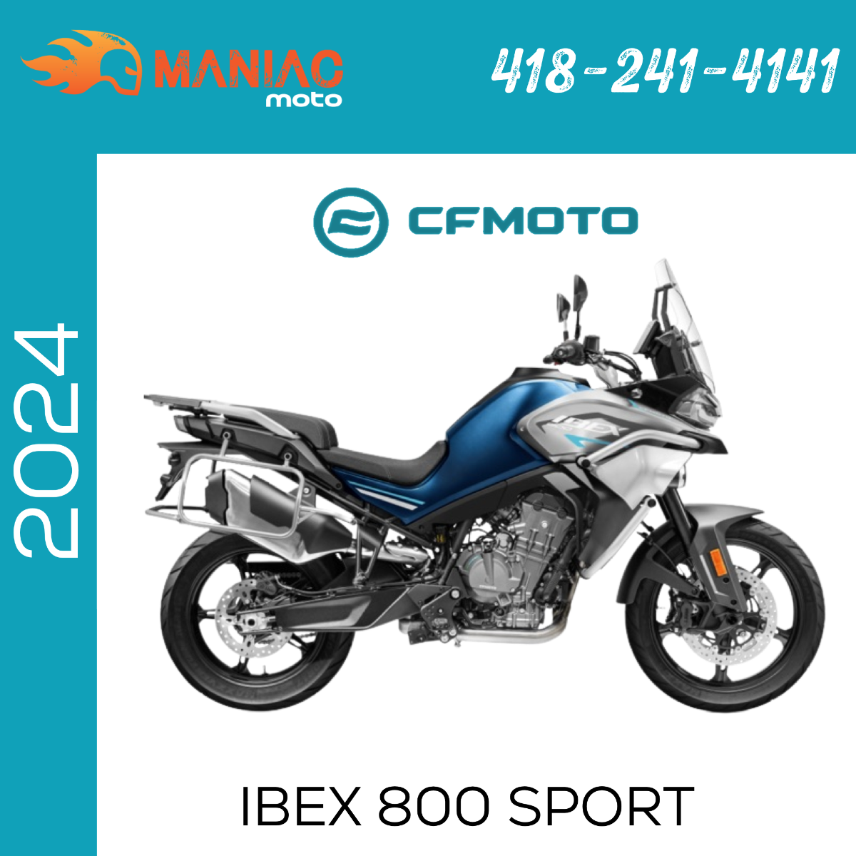 2024 CFMOTO IBEX 800 SPORT Stock Maniac Moto In Montmagny