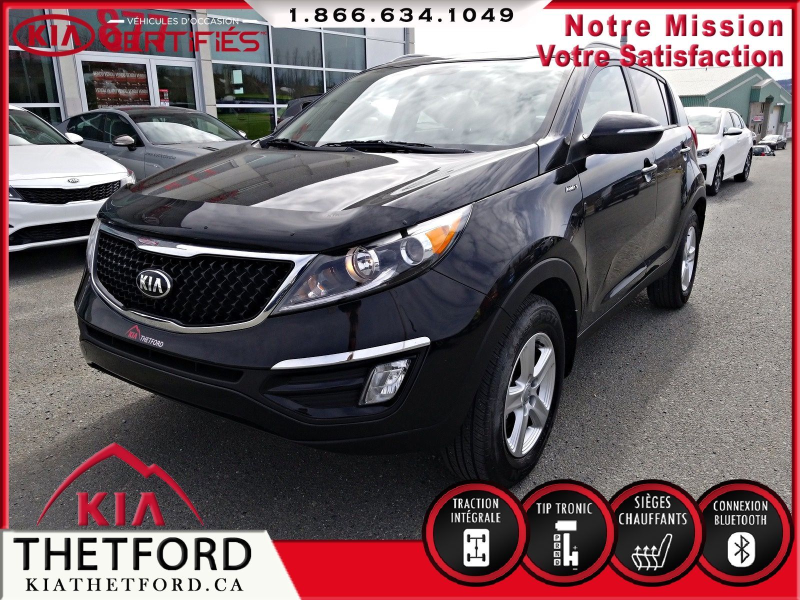 Used 2016 Kia Sportage Lx Air Clim Sieges Chauff In Thetford Mines