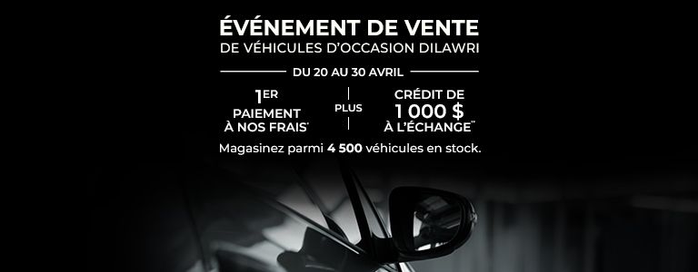 Événement de vente de véhicules d'occasion Dilawri
