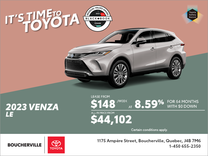 Toyota De Boucherville In Boucherville 2023 Toyota Venza