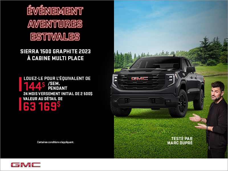 Grenier Automobile à Terrebonne Le GMC Sierra 2023