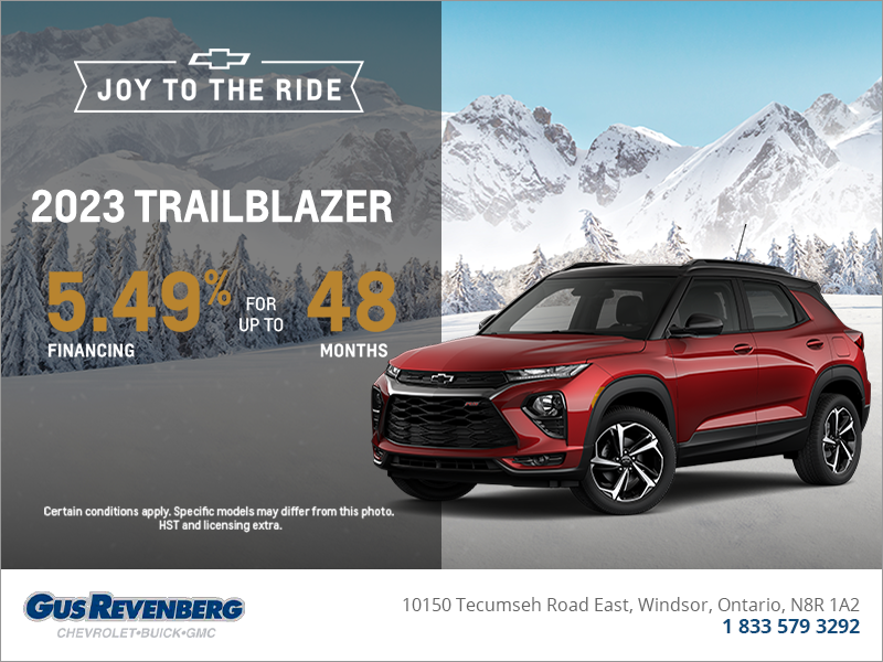 The Chevrolet Trailblazer Gus Revenberg Chevrolet Buick Gmc In