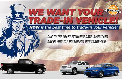 We Want Your Trade-in Vehicle!