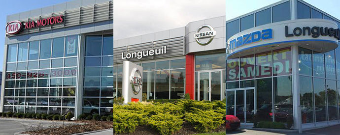 Kia, Nissan, Mazda dealership in Longueuil