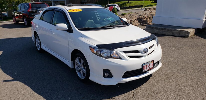 Used 2012 Toyota Corolla S In Edmundston Used Inventory
