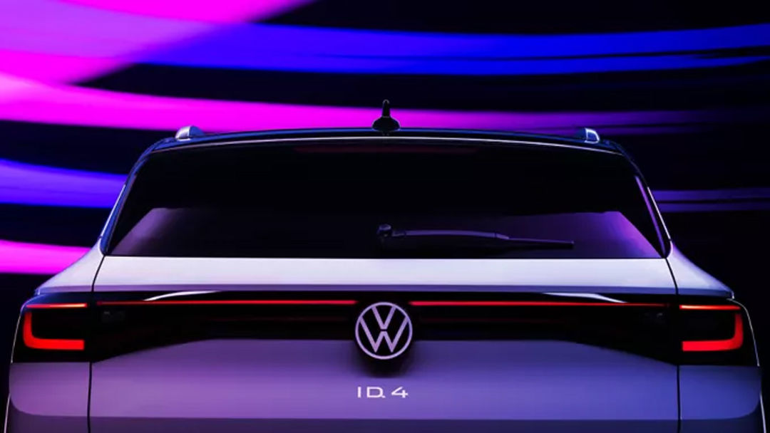 vue arrière du Volkswagen ID.4 2021