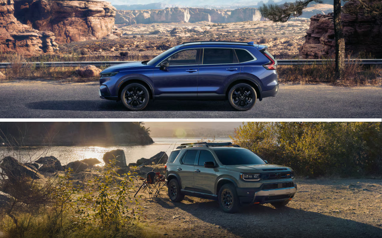 bannière entète Honda Passport 2025 vs Honda CR-V 2025