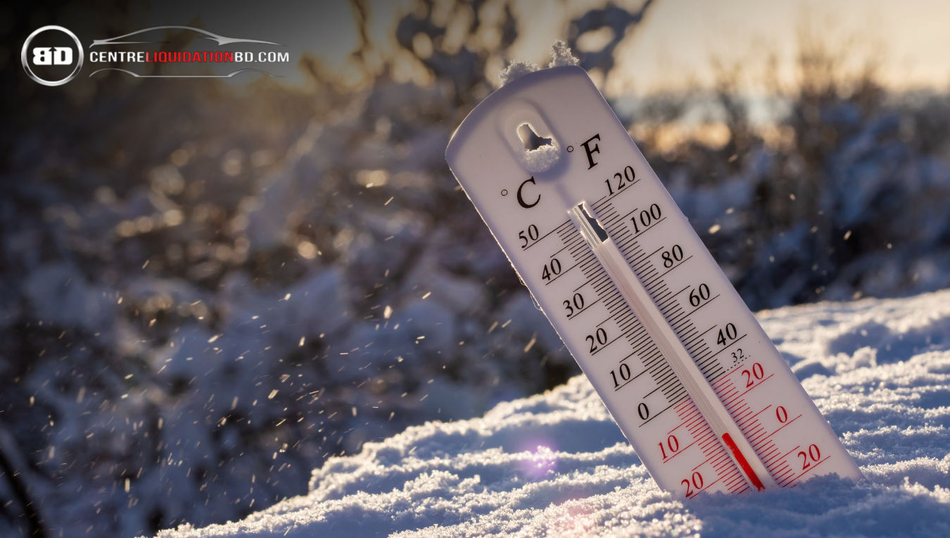Cold weather fuel consumption testing in Quebec vehicle winter conditions