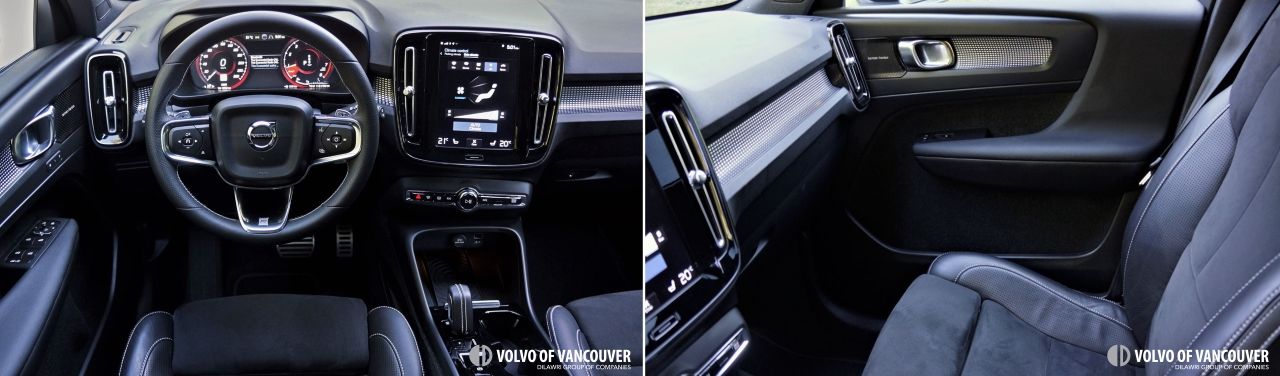 2019 Volvo XC40 T5 AWD R-Design - steering wheel