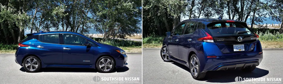 nissan leaf-outside of car