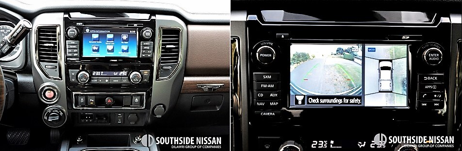 titan xd platinum diesel - middle dashboard and tablet