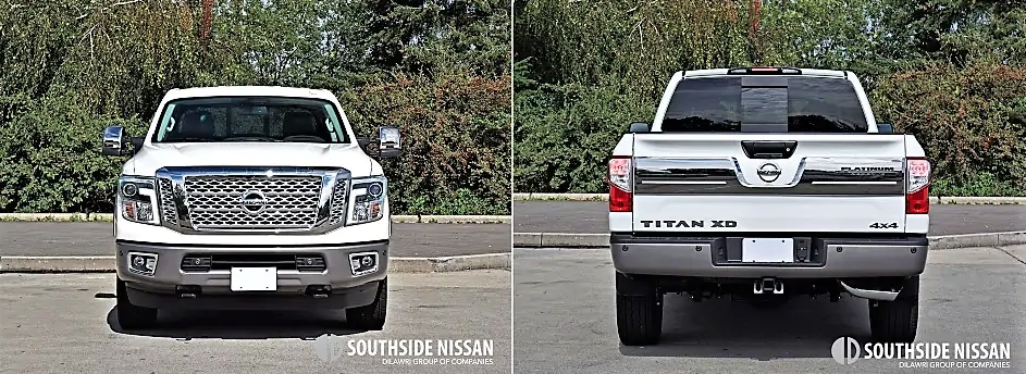 titan xd platinum diesel - back and front