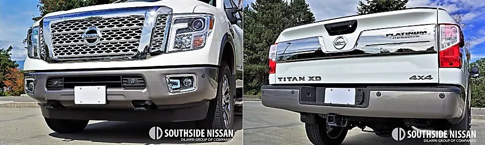 titan xd platinum diesel - front and back