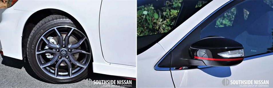 sentra nismo - tire and mirror