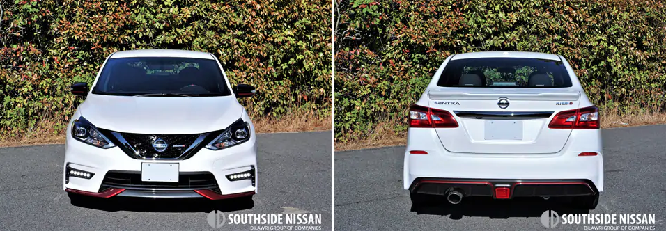 sentra nismo - front and back