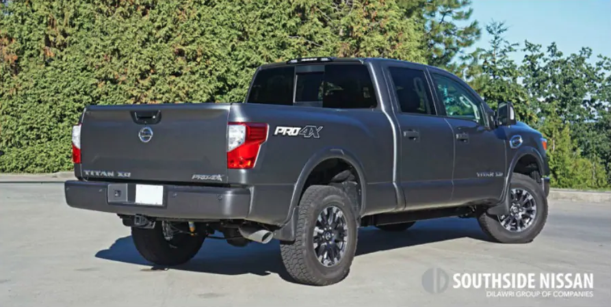 titan pro-4x diesel - back