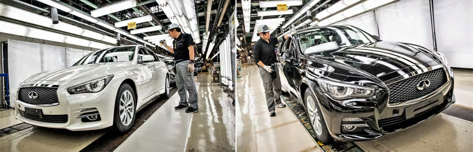 2018 Infiniti Q50 - car being built