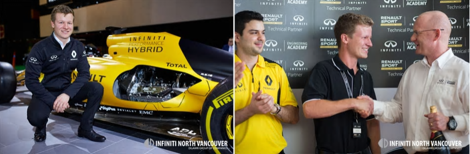 Infiniti engineer career - race car driver