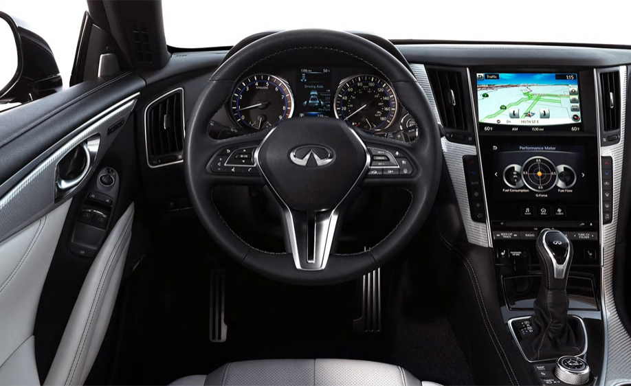 Infiniti Q60 - interior of Infiniti Q60