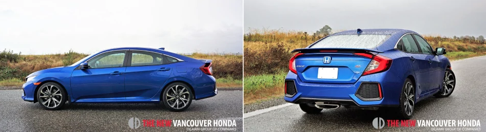 Civic Sedan si - side and back