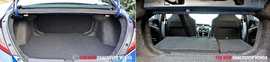Civic Sedan si - trunk and storage