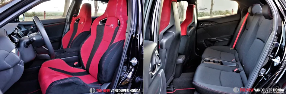 civic type r - seating