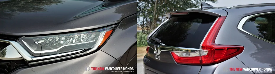 cr-v touring - headlight and back window