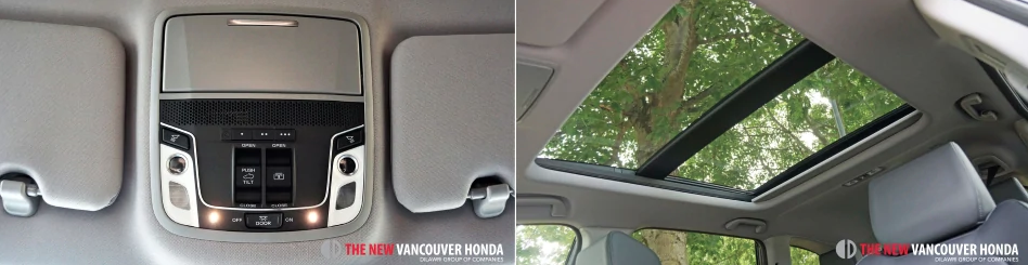 cr-v touring - sunroof control