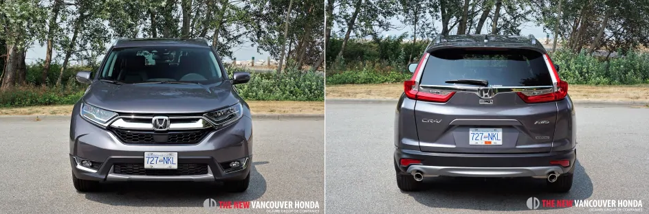 cr-v touring - front and back