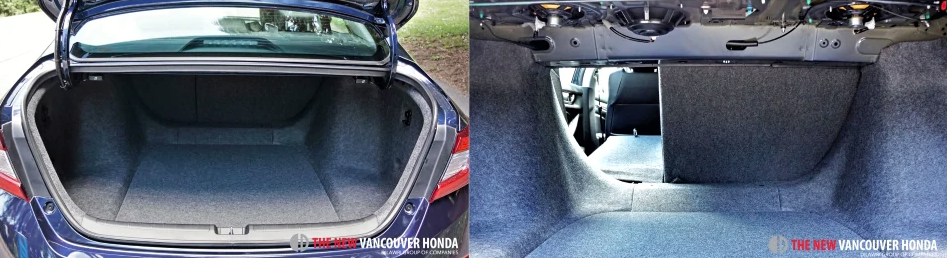 accord hybrid - trunk storage