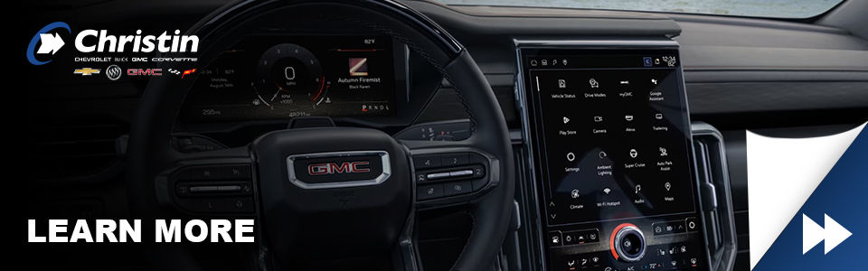 Discover the steering wheel of the Acadia 2024. Explore the GMC Acadia 2024 steering wheel. Try out the steering wheel of the Acadia 2024. Discover the comfort of the Acadia 2024 steering wheel. Schedule your test drive of the GMC Acadia 2024 steering wheel.