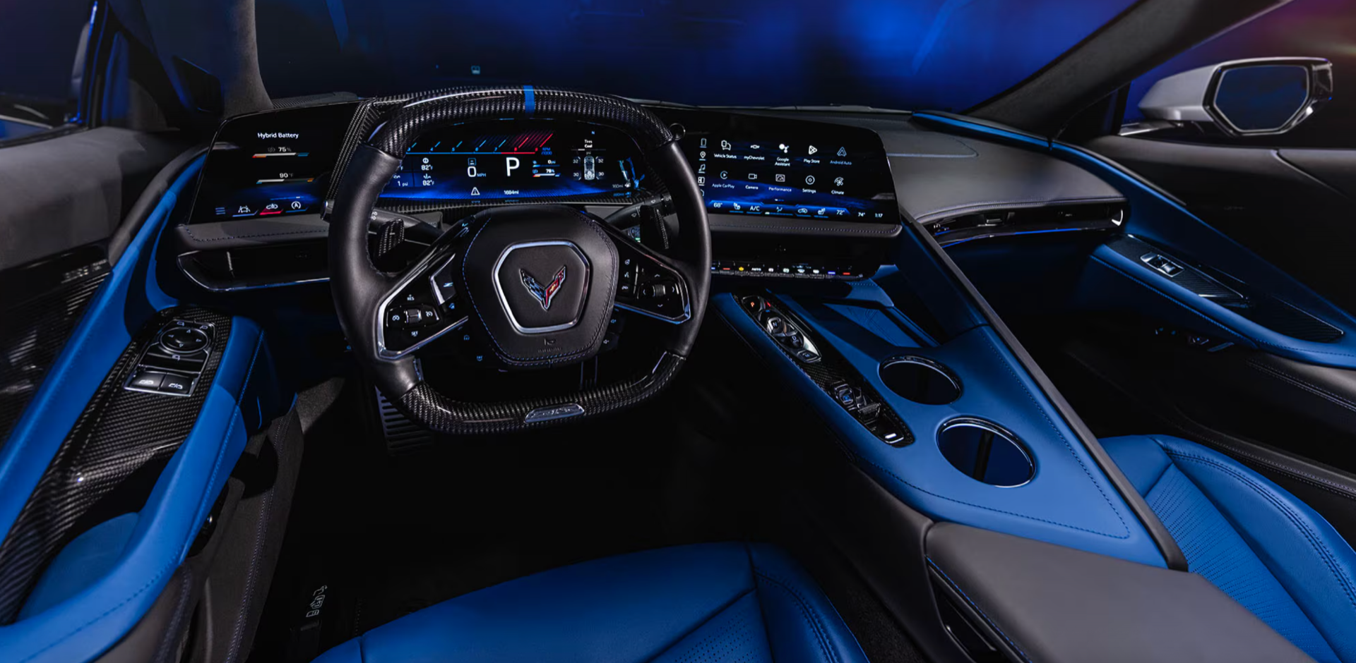 Image qui montre l'intérieur de la Corvette ZR1X 2026.