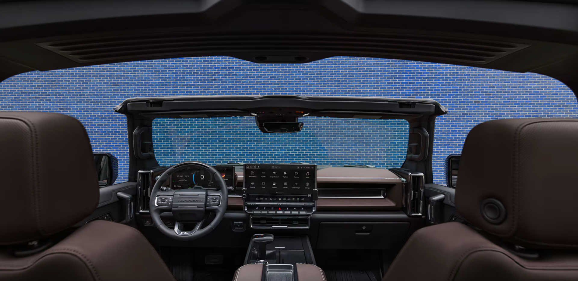Image showing the technology inside the 2026 Hummer EV.