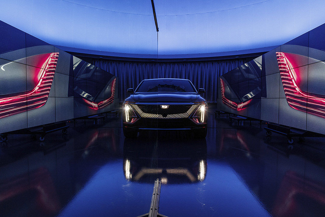 front view of the 2023 Cadillac Lyriq