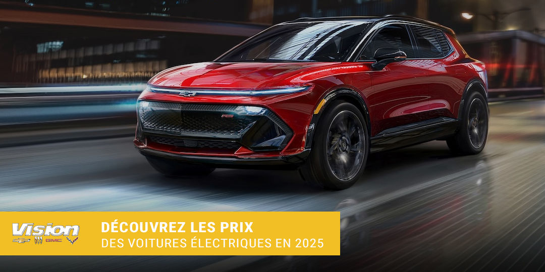 Découvrez les prix des voitures électriques en 2025