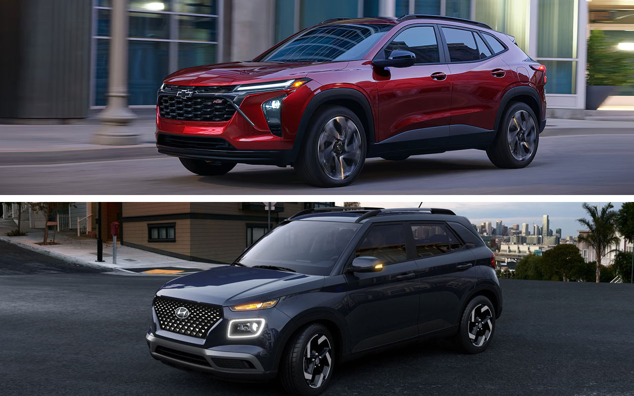 Chevrolet Trax 2025 vs Hyundai Venue 2025