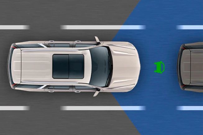 démonstration du système de prévension de collisions avant du Cadillac Escalade 2022
