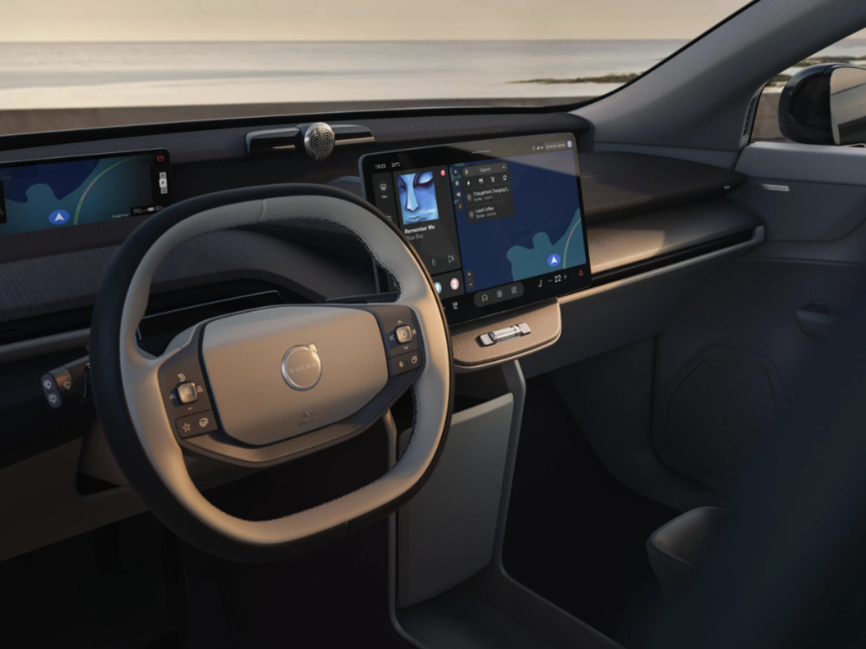 Int&eacute;rieur scandinave du Volvo EX60