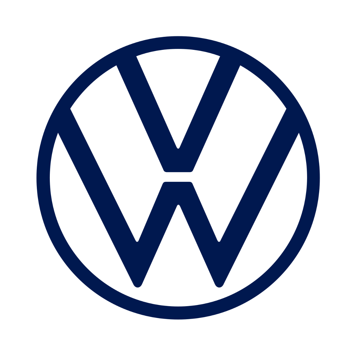 logo VW bleu