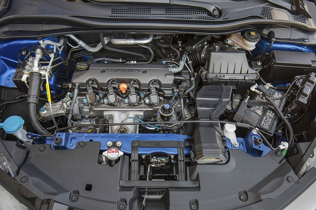 vue du moteur du Honda HR-V 2022